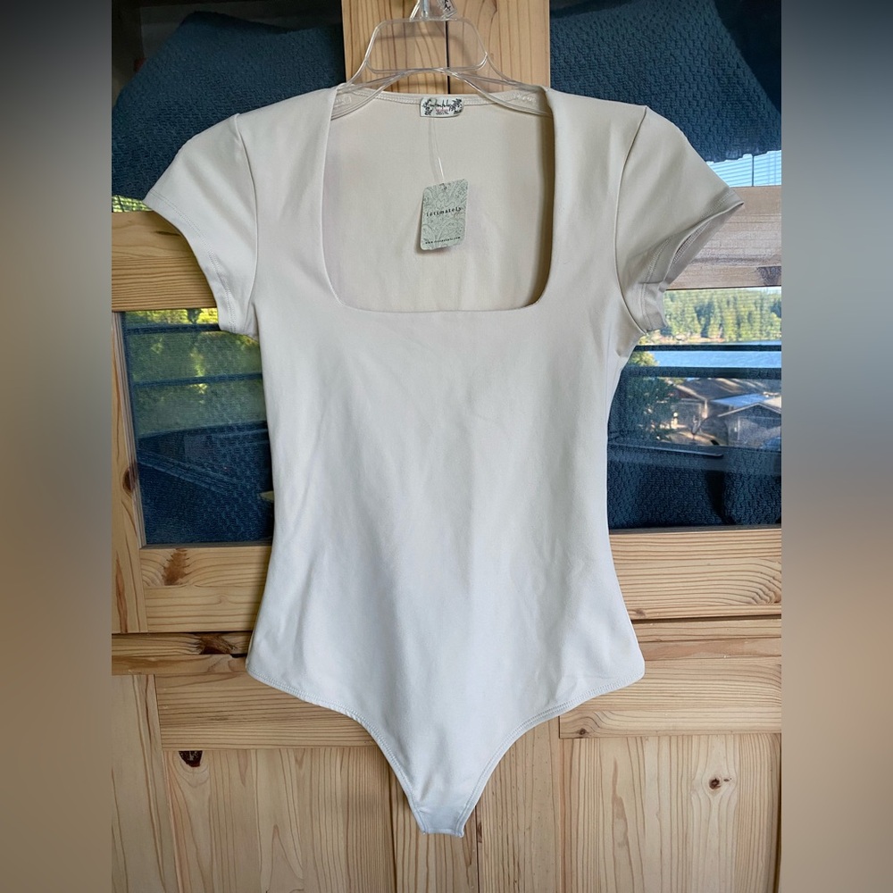 Intimately By Free People Cream Bodysuit